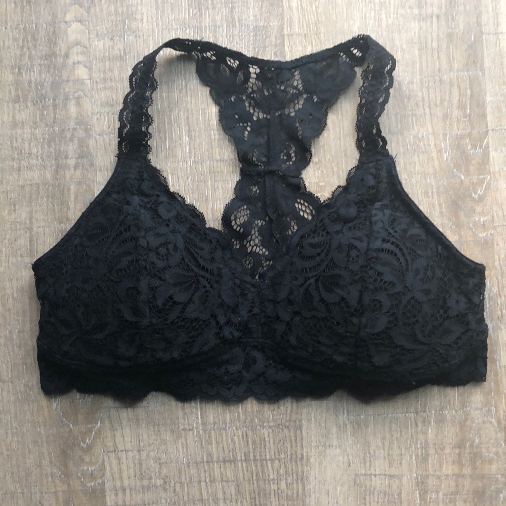 Black lace bralette - excellent condition